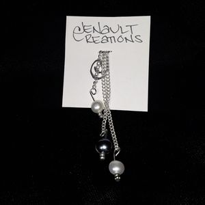 Triple pearl pendant